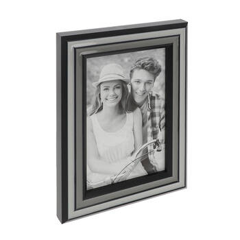Gibson Gifts Grey Shades Epoxy 4x6 Keepsake Memory Photo Frame Holder