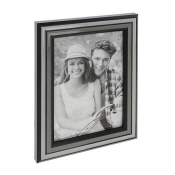 Gibson Gifts Grey Shades Epoxy 5x7 Keepsake Memory Photo Frame Holder