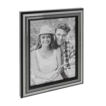 Gibson Gifts Grey Shades Epoxy 6x8 Keepsake Memory Photo Frame Holder