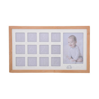 Gibson Gifts Bamboo Baby Nursery Collage Picture Frame Photo Holder