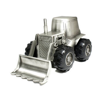 Gibson Gifts Tractor Pewter Money Bank Home Decor - Silver