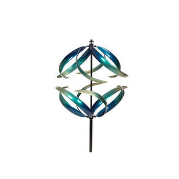 Wind Spinner East West Home/Garden Decor 60x205cm - Blue Wave