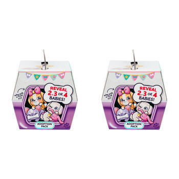 2PK Little Live Pets Mama Surprise Families S1 Puppy Adoption Assorted 4y+