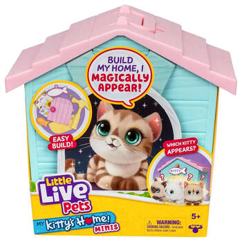 Little Live Pets My Kitty's Home Mini Plush Pet Toy 38x35.5cm Assorted