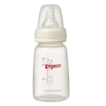 Pigeon PP 120ml Feeding Bottle w/Slim Neck Size S Round Hole 0m+