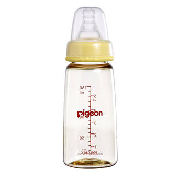 Pigeon Flexible 160ml S Round Hole 0m+ PPSU Nursing Feeding Bottle
