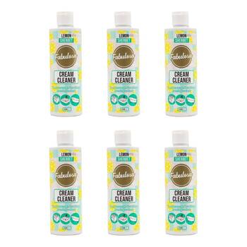 6PK Fabulosa 250ml Home Surface Cream Cleaner Lemon Sherbet