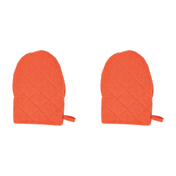 2PK Annabel Trends Kitchen Mini Oven Mitt 20x14cm Stonewashed