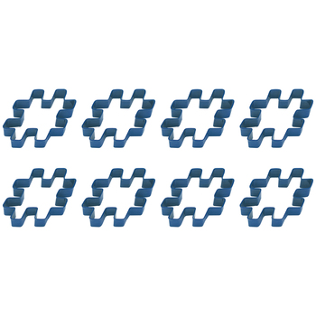 8PK R&M Hashtag Cookie Cutter Polyresin Coated Steel 10cm - Navy