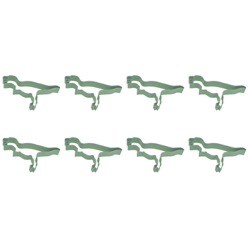 8PK R&M Tyrannosaurus Rex Cookie Cutter Polyresin Coated Steel 15.25cm - Mint