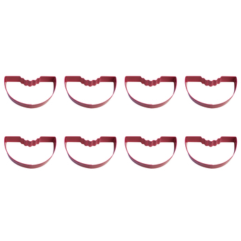 8PK R&M Watermelon Cookie Cutter Polyresin Coated Steel 10.8cm - Fuchsia