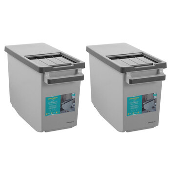 2x Paws & Claws 44x30.5cm/20L Pet Food Storer Container