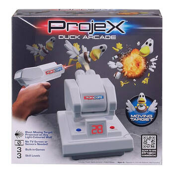 Projex Duck Shot Arcade Electronic Projector Moving Target Game w/3 Games
