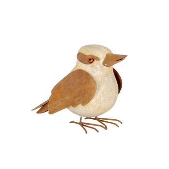 Decorative Kookaburra Poly Rust 29cm Bird Sculpture Decor Large