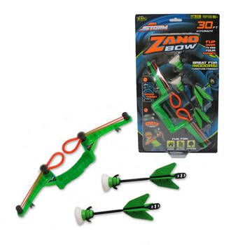 Zing Air Storm Zano Bow Indoor Archery Set - Green 5y+