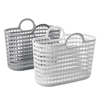 2x Boxsweden 25L/46x36.5cm Flexible Laundry Basket - Assorted