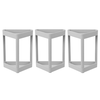 3pk Boxsweden 2-Tier 26.5x34.5cm Corner Organiser - Assorted