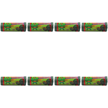 160pc Kwik Life 56L Garbage Bags Liner 80x70cm Green