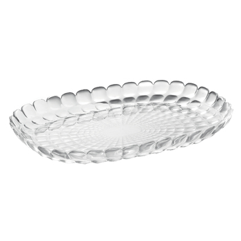 Guzzini Tiffany 45cm Rectangle Serving Tray Large - Clear