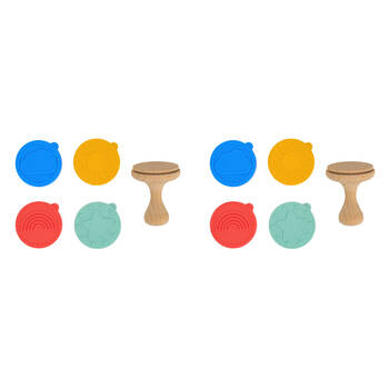 2PK Annabel Trends Food Grade Interchangeable Silicone Stamp Set