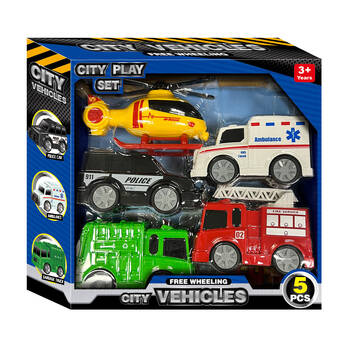 5pc Hunter Leisure City Vehicle Playset Kids/Children Play Toy 3y+