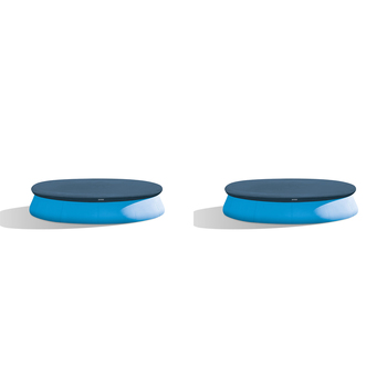 2PK Intex Easy Set Outdoor Pool Cover Round 3.9mx30cm - Blue