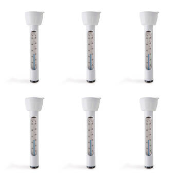 6PK Intex Outdoor Pool Temperature Floating Thermometer