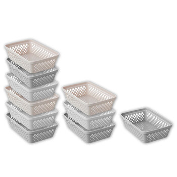 10PK Boxsweden Kept Diamond 23.5x16cm Organiser Tray - Assorted