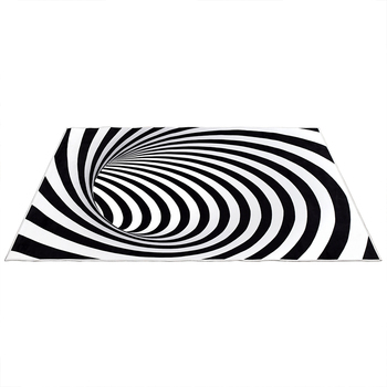Boyle 3D Printed Rug Striped Tunnel 110x160cm