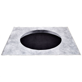 Boyle 3D Printed Rug Round Hole 110x160cm