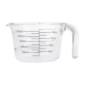 Daily Bake Borosilicate Glass 2-Cup/500ml Measure Jug - Clear