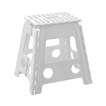 Boxsweden Foldaway 29x39cm Step Stool Large - White
