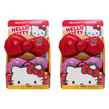 2x 2pc Hello Kitty Novelty Hair Bows/Clips Hair Pin Kids 3y+