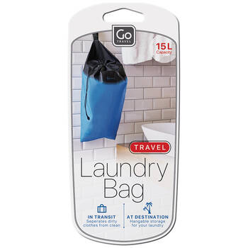 Go Travel Laundry Bag - Blue/Black