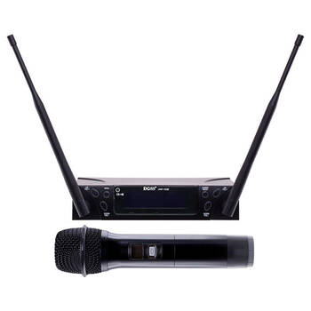 Doss Single CH UHF Wireless/Cordless Handheld Microphone System Kit Black