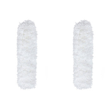 2PK Full Circle Dust Whisperer Microfibre Duster Refill Replacement - White