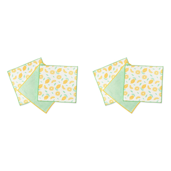 2x 3pc Full Circle Renew 30.5cm All-Purpose Microfiber Cloth Set - Citrus