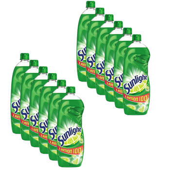 12PK Sunlight Dishwashing Liquid Lime Scented Dishwashing Liquid 400ml