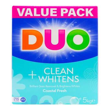 Duo Value Pack Front And Top Loader Whitens Fresh Formula 5kg