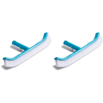 2PK Intex 16" Curved Pool Wall Cleaning/Maintenance Brush