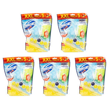 25pc Domestos 55g Toilet Cage Power 5 Lime Fresh Cleaner