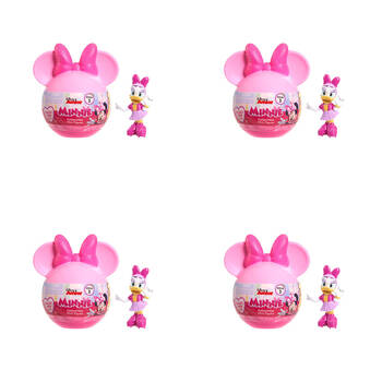 4PK Disney Minnie Mouse Collectible Mini Figures Kids Toy Assorted 3y+