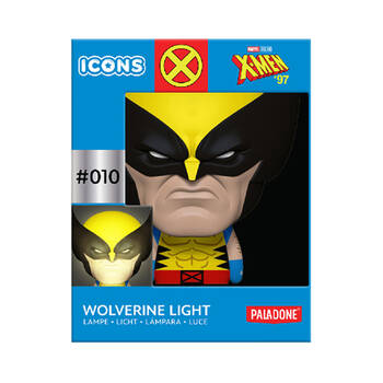 Marvel Wolverine Superhero Icon Desk Bedside Light Lamp 10cm