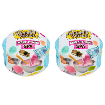 2PK MGA's Miniverse Make It Mini Spa Kids Pretend Toy Assorted 8y+