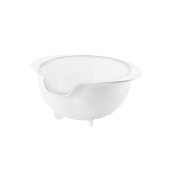 Guzzini 29.5cm Plastic Easy Pouring Colander - White