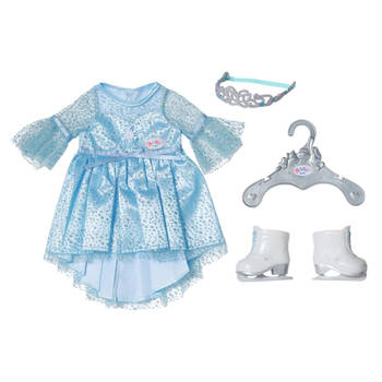 Baby Born Princess on Ice Doll Outfit Set 43cm Kids - Blue 3y+