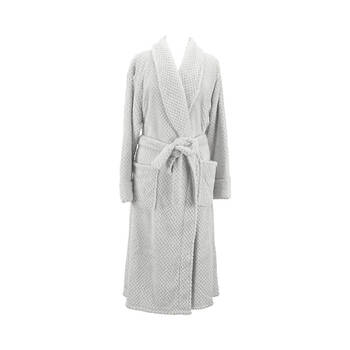 Annabel Trends Bath Robe Cosy Luxe Waffle Polyester One Size Light Grey