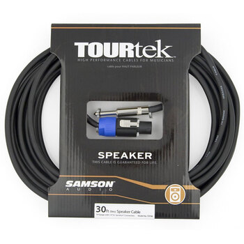 TourTek 9.15m Male Speakon to Jack Speaker Cable/Audio Connector