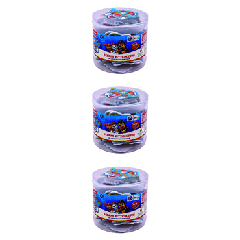 3x 40pc Haven Paw Patrol Kids/Children Foam Stickers Set 3y+