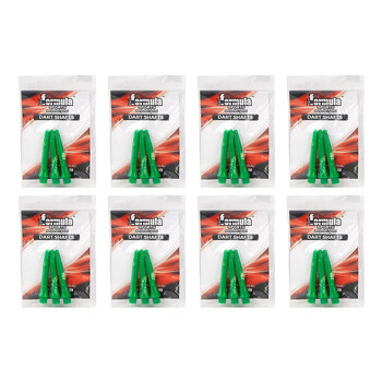 8x 3pc Formula Sports Nylon Shafts Medium 48mm - Assorted